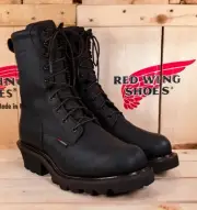 Red Wing 4420 Waterproof Logger Boots Size 9.5D (Steel Toe) (Modified)
