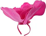 [KAILIKETIY] Floral Fascinator Hat for Wedding Bachelorette Party Large Flower Headband Clip