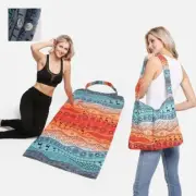 ComfyLuxe Desert Pattern 2-IN-1 Beach Towel & Tote Bag