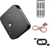 Digital to Analog Audio Converter with Bluetooth 5.0 Receiver, Digital Optical to 3.5 mm DAC Wireless Adaptor for Speaker Phone TV