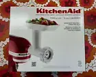 KitchenAid Meat Vegetables Food Grinder Stand Mixer Attachment FGA KP120188 NIB