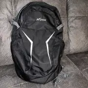 NEW Kuyou Trekking Walking Backpack with Hydration Section 20/25 L Black