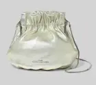 Marc Jacobs The Soiree Leather Chain Strap Crossbody Bag in Platinum ~DUST BAG