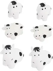 GANAZONO 1set Miniature Cow Figurine Realistic Cartoon Cow Models for Cake Decoration Home Decor for Micro Landscape Photography and Playtime Fun 6pcs