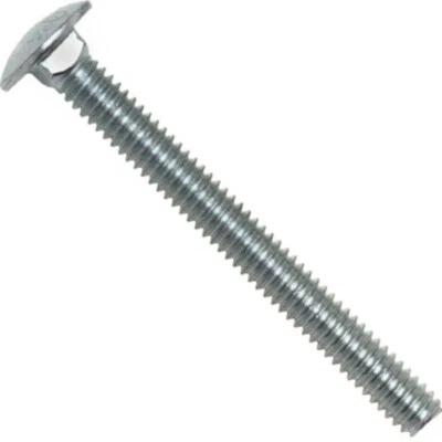Carriage Bolts 1/4″ X 2 1/2″ Semi-Oval Head (25 Pieces)