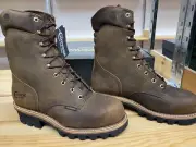Men's Chippewa 59405 9" Crazy Horse Logger 10.5 EEE Insulated Waterproof Steel