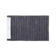 Algodon Lawson Plush Collection - Ebony - Bath Mat