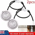 2x FOR TECHNIKA RANGEHOOD HALOGEN LIGHT BULB AC12V 20W w/ Male & Female Plugs
