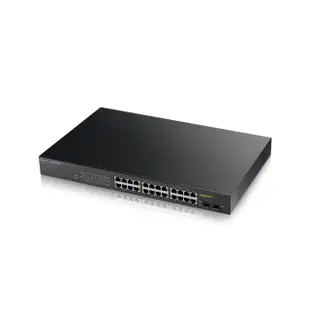 【ZyXEL 合勤】GS1900-24HP 24-port 網管PoE交換器(智慧型)