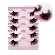 Nevenka Half Lashes Natural Looking Cat Eye Fluffy 3D Curly False Eyelashes-32