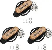 BQLZR Electric Guitar 3-String Pickup 4.3 k Resistor 6.35 mm Hole Diameter Pack of 3