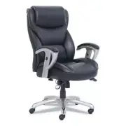 SertaPedic Emerson Big and Tall Task Chair, Supports up to 400 lbs., Black Seat/
