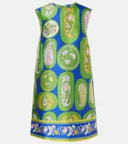 [Alemais] Alémais Printed midi dress UK 14 multicoloured