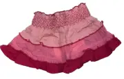 NWT NEW Gymboree Monkey Island Tiered Pink Skirt Sz 3-6 Months