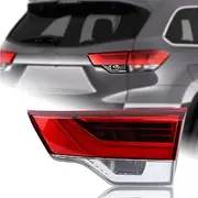 Inner LED Tail Light Rear Lamp Assembly Compatible with 2017-2019 Toyota Highlander Right Passenger Side 81580-0E120 815800E120