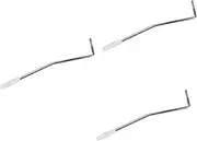 ibasenice 9 Pcs Rose Vibrato Tremolo Bar Electric Guitar Parts Guitars Tremolo Bridge Whammy Bar Tremolo Arm Left Handed Electric Guitar Tremolo Stabilizer Guitar Bar Thread Lip Gloss