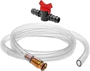 BUGUUYO 1 Set Siphon Hose for Oil Transfer Water Suction Durable Hose with Connector Clamps and Switch Essential Tool for Mechanics DIY Enthusiasts