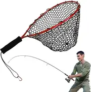 Fishing Net for Shrimp - Telescopic Catching Tool, Portable Scoop Net | Outdoor Fish Catcher with Handle, Saltwater Riverbed Pond Stream Net, Compact Netting Tool for Survival, Aquarium or Beach Use