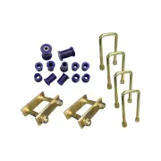 Rear RAW Leaf Springs Bush Shackle U-bolt Kit for Holden Rodeo TFS Jackaroo UBS