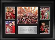 HWC Trading A3 FR Liverpool Premier League Champions 2019/2020 Display Signed Gift FRAMED A3 Printed Autograph Football Gifts Print Photo Picture Display