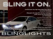 Renault Fluence Samsung SM3 LED DRL Head Light Strips Day Time Running Lamps Kit
