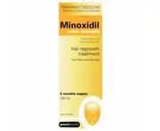 Minoxidil Extra Strength 5 Percent 180ml 3 Month Supply Regaine Hair Loss Treatment