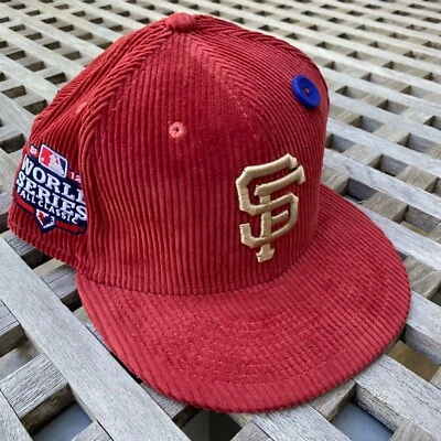 San Francisco Giants Teddy Pack WS Patch New Era 59FIFTY Corduroy Hat Club 8