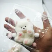 Mochi Taba Squishy New Cute Handmade Silicone Plush Funny Curly Dog Irritability