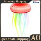 Jellyfish Pendant Light Type-C Charging Cute Night Light Bedside Lamp (Red) AU
