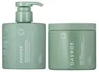 DAVROE CURLICUE Cleansing Clay Shampoo & Conditioning Rinse DUO 300mL x2 GENUINE