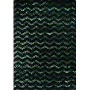 Artisan - Opulence Chevron Rug Green Blue