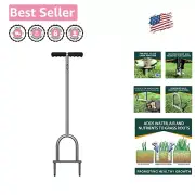 Durable Lawn Core Aerator with T-Bar Handle for Easy Dethatching & Aeration