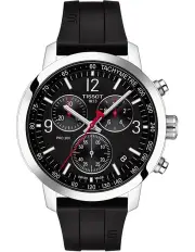 [Tissot] PRC 200 Chronograph T1144171705700 Watch in Black