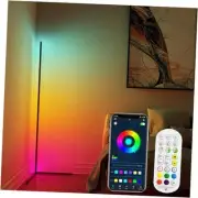 Corner Floor Lamp, 56-in Smart RGB LED Corner Lamp with App & Remote Control,