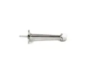 POLISHED CHROME 3-1/4 inch Solid Brass Door stop Baseboard Wall bumper BDS30U26