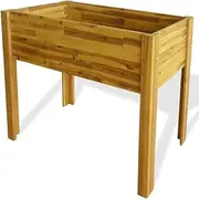 Generic Raised Garden Raised Bed Solid Acacia Wood,43794