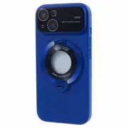 Anti-Drop Hard PC Case for iPhone 15 Plus Rubberized Kickstand Phone Cover Compatible with MagSafe