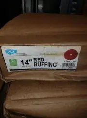 14" Red Floor Buffing Pads