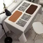 Nordic Style Simple Waterproof Tablecloth Table Cover Dining Coffee Table Mat