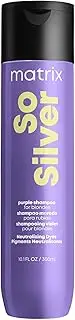 Matrix Total Results So Silver Shampoo for Unisex, 10.1 Ounce