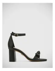 [Wittner] Calliope Leather Heel Sandal in Black