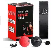 Boxing Reflex Ball 2 Level Pouching Ball With Sweat Band For Combat Sports Fitness Speed Training Re