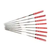 Metal Flat BBQ Skewers x 8 | Stainless Steel | Adana, Kofta Skewers