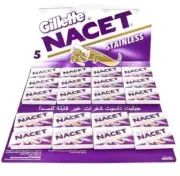 Double Edge Razor Blades Gilette NACET Stainless Russia / Men's Razors