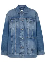 Ganni Faded Denim Jacket - S/M (UK10-12 / M) S/M (UK10-12 / M)