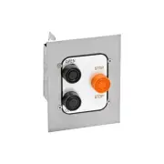 3BFX Exterior Three Button Flush Mount Control Station