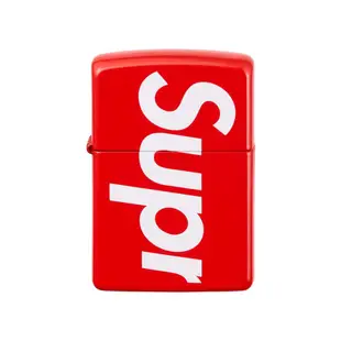 【紐約范特西】現貨 Supreme SS18 Shiny Red Logo Zippo Lighter 打火機 紅