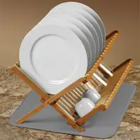 在飛比找momo購物網優惠-【FOXRUN】Envision碗盤吸水墊 灰S(餐具 洗碗
