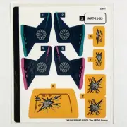 LEGO STICKER SHEET 76176 Escape from The Ten Rings Shang-Chi Decals Stickers