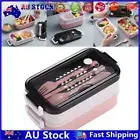 * Bento Lunch Box Food Storage Box Lunch Compartment Containers 2 Layers Bento B